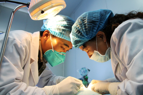 中国赴黎维和二级医院成功实施首例眼科手术