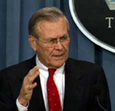 Rumsfeld: CIA probes Saddam's role in Iraqi insurgency