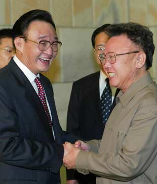 Top legislator meets Kim Jong-il