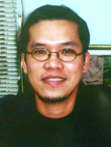 Filipino hostage Angelito Nayan, a junior diplomat seconded to the United Nation's Joint Electoral Management Body, is shown in this undated handout file photo released October 29, 2004. Three foreign U.N. workers held in Afghanistan since Oct. 28 were freed on November 23, 2004, government officials said. Annetta Flanigan from Northern Ireland, Kosovan Shqipe Hebibi and Filipino diplomat Angelito Nayan were abducted in Kabul last month after helping run a presidential election won by U.S.-backed incumbent Hamid Karzai. [Reuters]