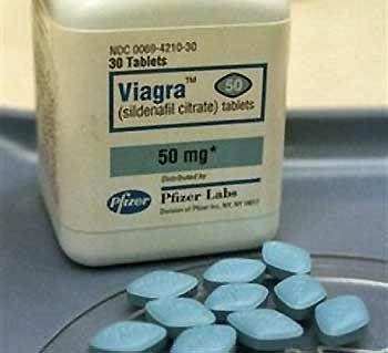 In a file photo Viagra tablets are seen at Brooks Pharmacy in Montpelier, Vt., Tuesday, April 6, 1999.