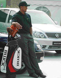 tiger woods in China