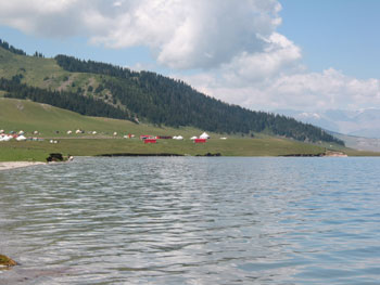 Sarim Lake in Xinjiang