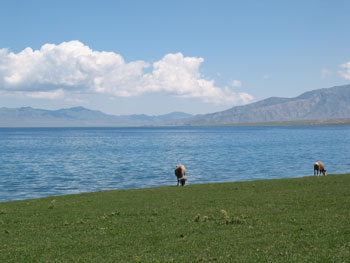 Sarim Lake in Xinjiang