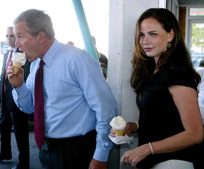 Bush's daughters enters into campaign