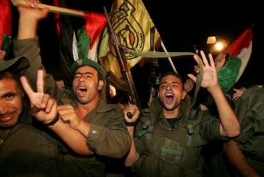 Palestinians taking control in Gaza Strip