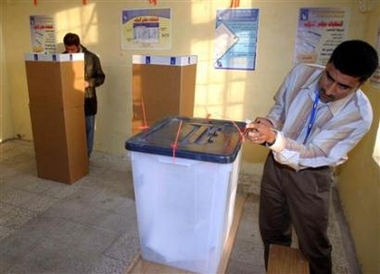 Millions of Iraqis vote in relative peace