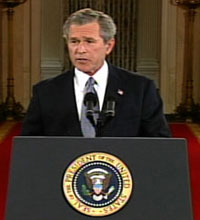 Bush stands firm on transfer of power in Iraq