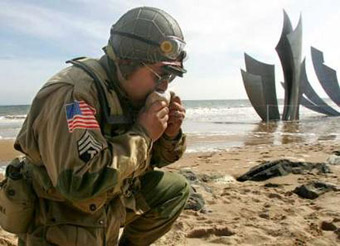 Vets return to Omaha Beach 60 years later