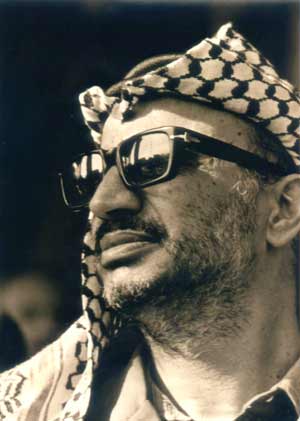 Arafat during his stay in Lebanon