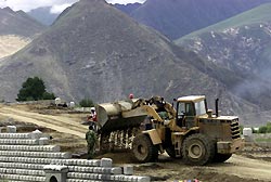 High hopes Tibet railway boosts trade