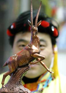 Tibetan antelope tipped as Olympic mascot