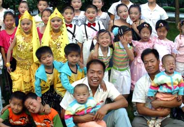 Twins competition in Xinjiang