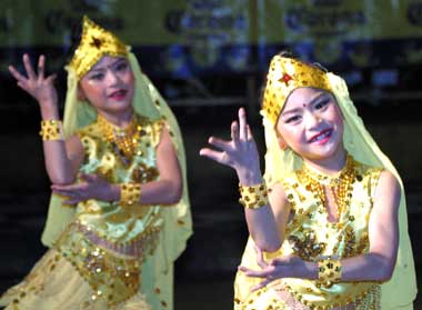 Twins competition in Xinjiang