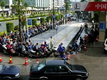 Fuel shortages in Guangdong