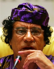 Gaddafi invites Bush, Rice to visit Libya