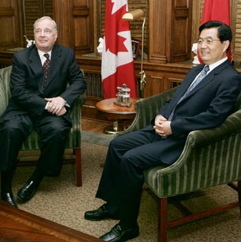 China, Canada to build strategic partnership