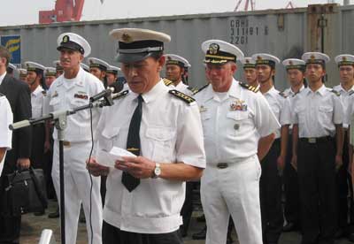 US Navy destroyer visits Qingdao