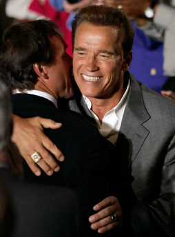 Arnold Schwarzenegger seeks re-election