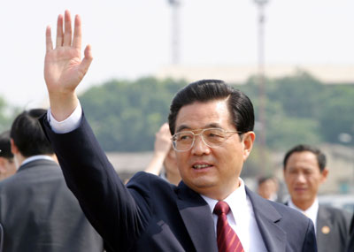 President Hu in Hanoi