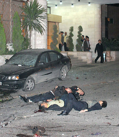 Suicide bombers kill 57 at Jordan hotels