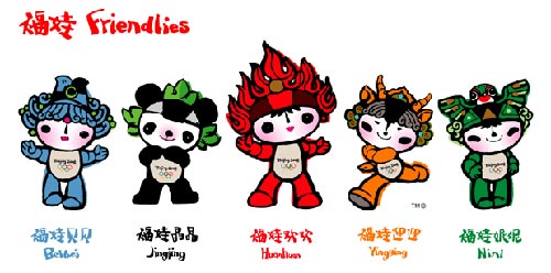 Beijing unveils mascots for Olympics