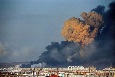 At least 30 wounded in chemical plant blasts in Jilin