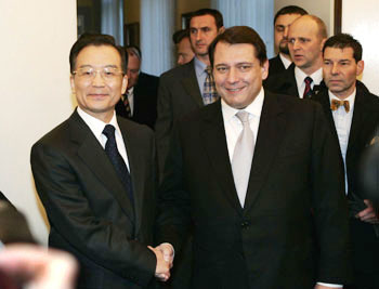 Wen Jiabao visits Czech Republic