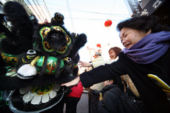 New Year celebration among Chinese