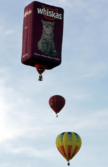 Hot air balloons take to the sky in Pampanga