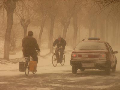 Blizzard hits Qiqihar