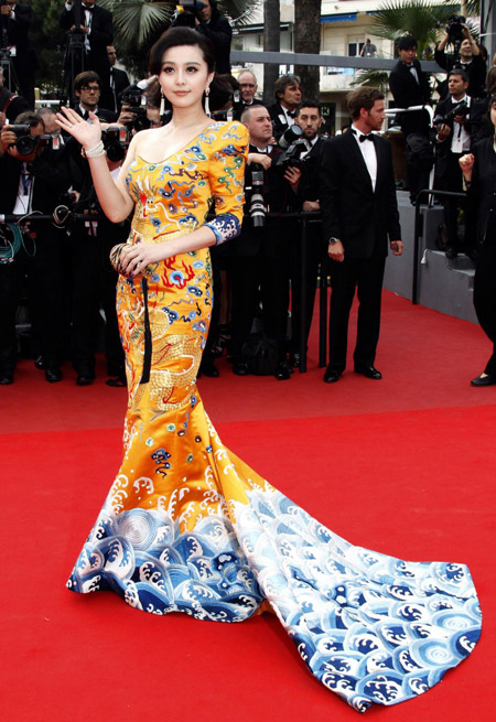 Fan Bing Bing arrives for opening ceremony of 63rd Cannes Film Festival