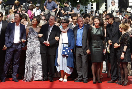 Celebs at screening of film Tamara Drewe at 63rd Cannes Film Festival
