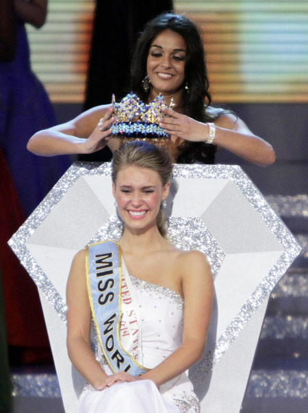 American beauty crowned Miss World 2010 in Sanya