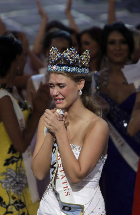 American beauty crowned Miss World 2010 in Sanya