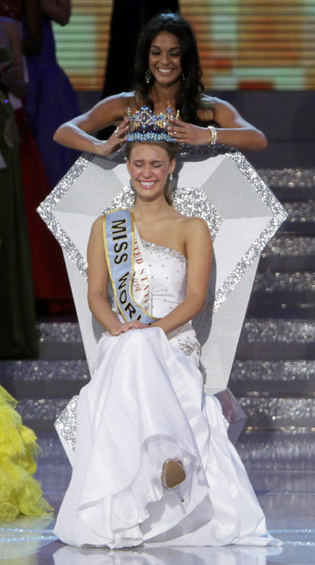 American beauty crowned Miss World 2010 in Sanya