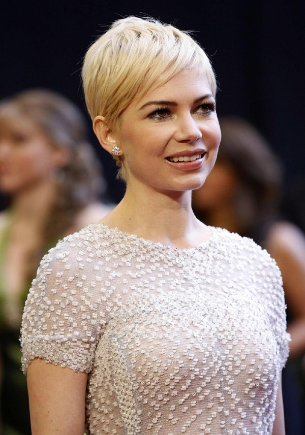 Best actress nominee Michelle Williams walks the red carpet at the 83rd Academy Awards