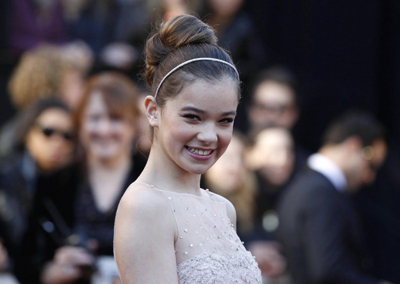 Hailee Steinfeld poses at the 83rd Academy Awards