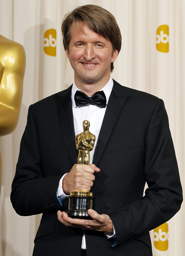 Tom Hooper wins the Oscar for best director