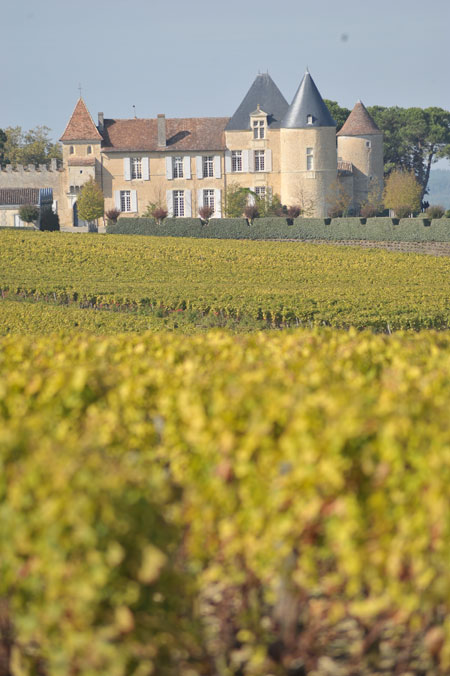 Chateau scenery in France