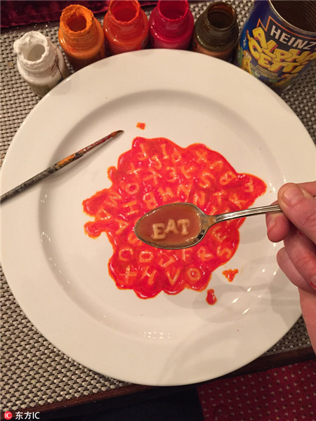 Realistic food paintings to trick your eyes