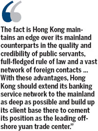 Mainland reforms bring golden opportunity for HK