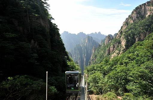 黄山西海大峡谷观光缆车曝光 7月9日试运营