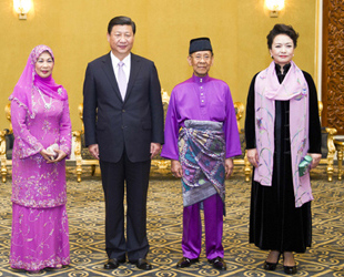 习近平会见马来西亚最高元首