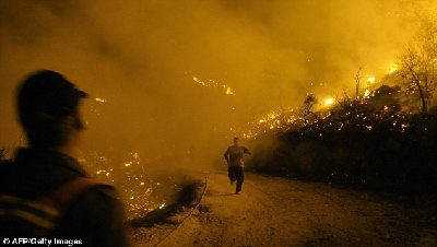 以色列山火终被扑灭 两少年涉嫌引发大火遭逮捕