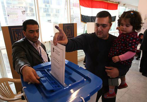 伊拉克今日大选 死亡威胁每一张选票