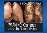 美国政府要求今后香烟外包装加印引人不适的警示图