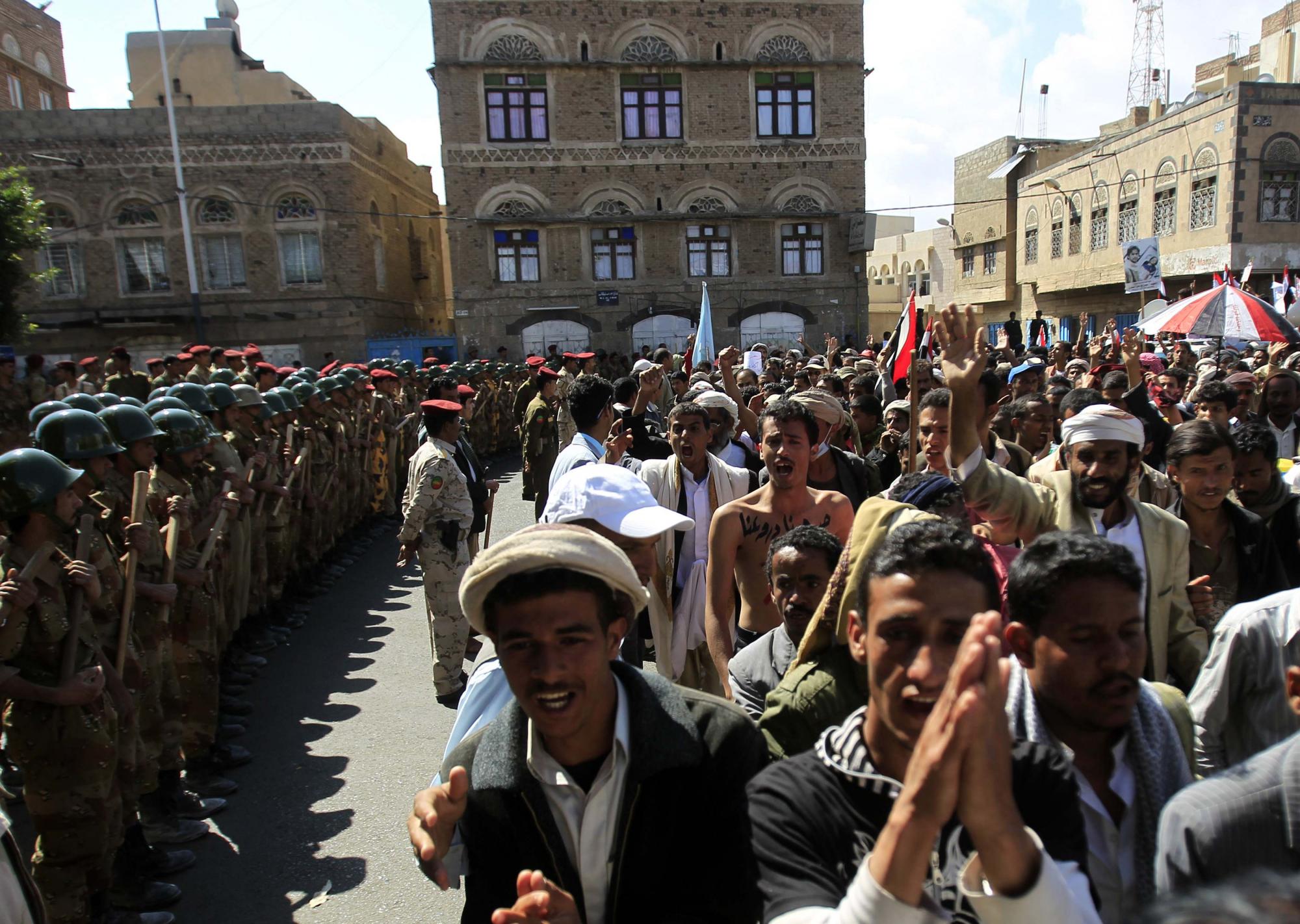 也门反对派领袖巴桑杜出任新总理 萨利赫呼吁停止示威
