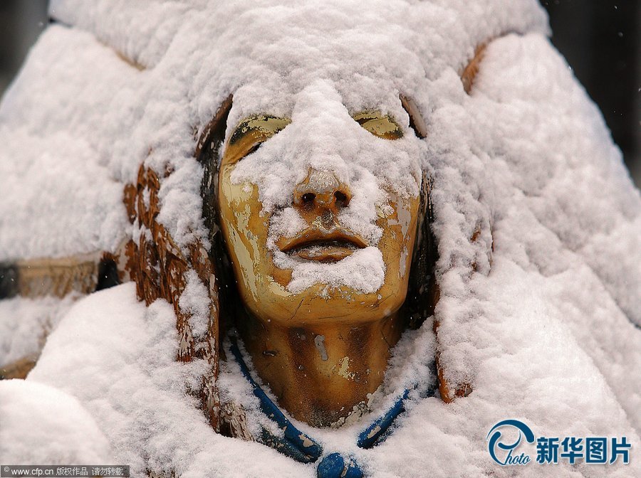 美国南部遭遇灾难性暴风雪：大雪厚冰前所未有