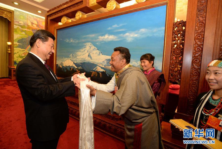习近平参加西藏代表团审议